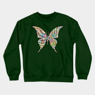 Butterfly Animal Insect Flying Wings Abstract Crewneck Sweatshirt